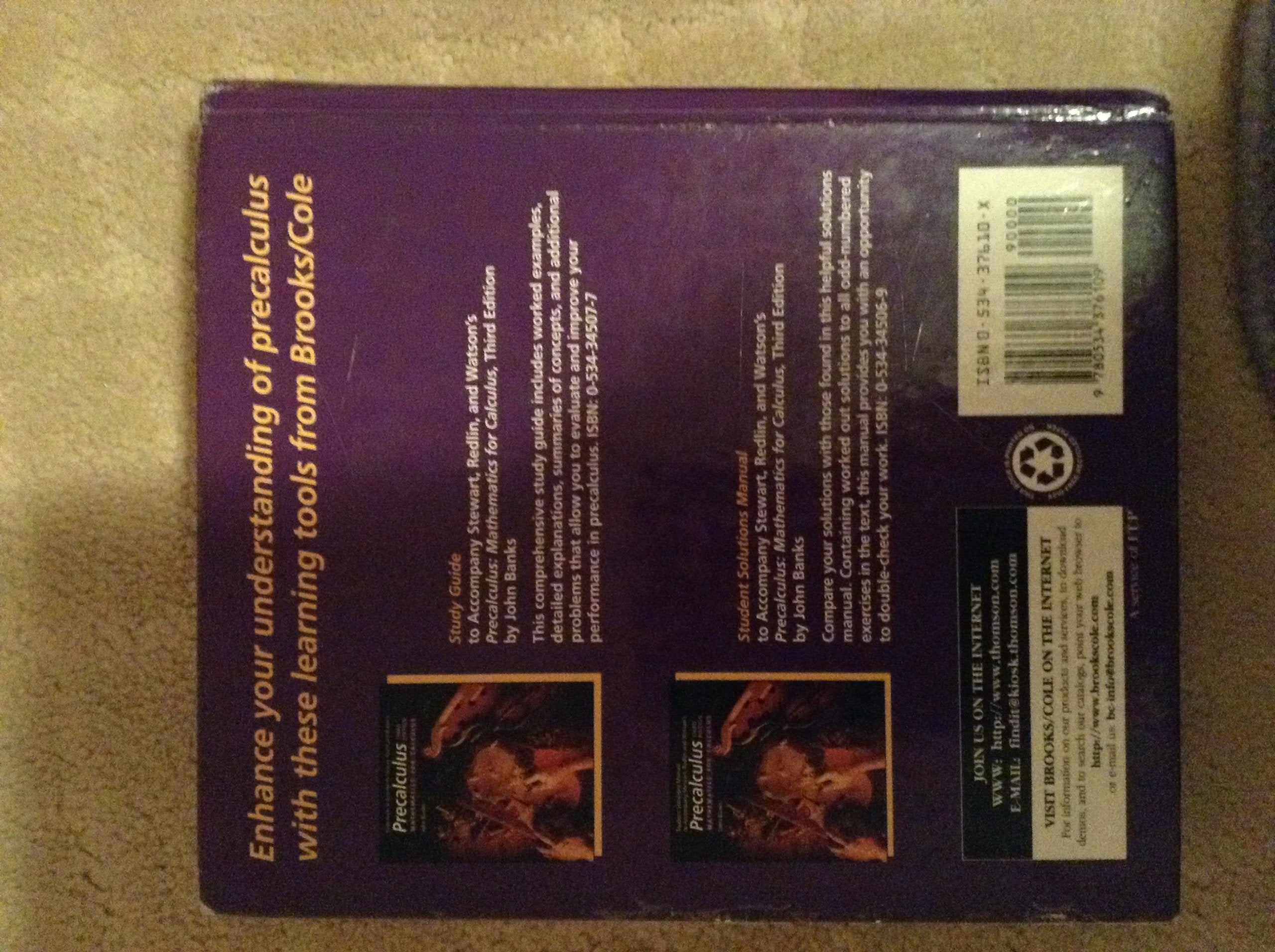 Precalculus: Mathematics for Calculus,New