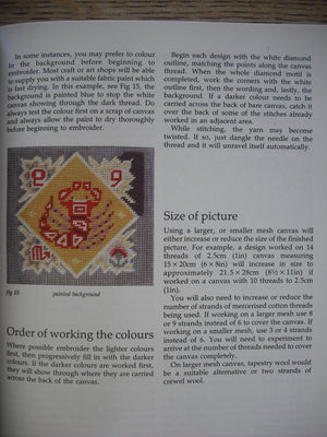 Zodiac Embroidery,Used