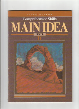 Sv Comp Skmain Idea Level D;Steckvaughn Comprehension Skills,New