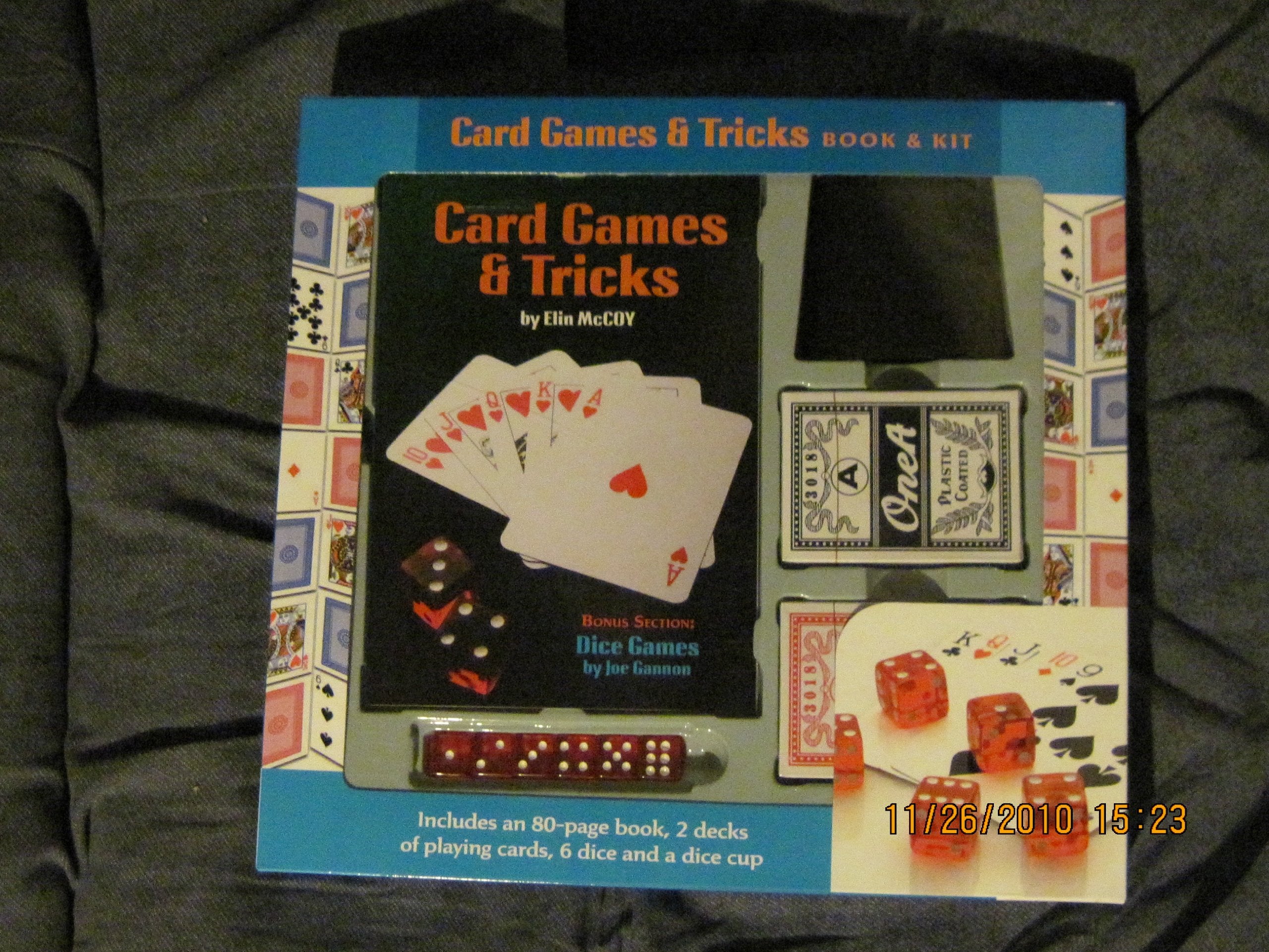 Card Games & Tricks Book & Kit,Used
