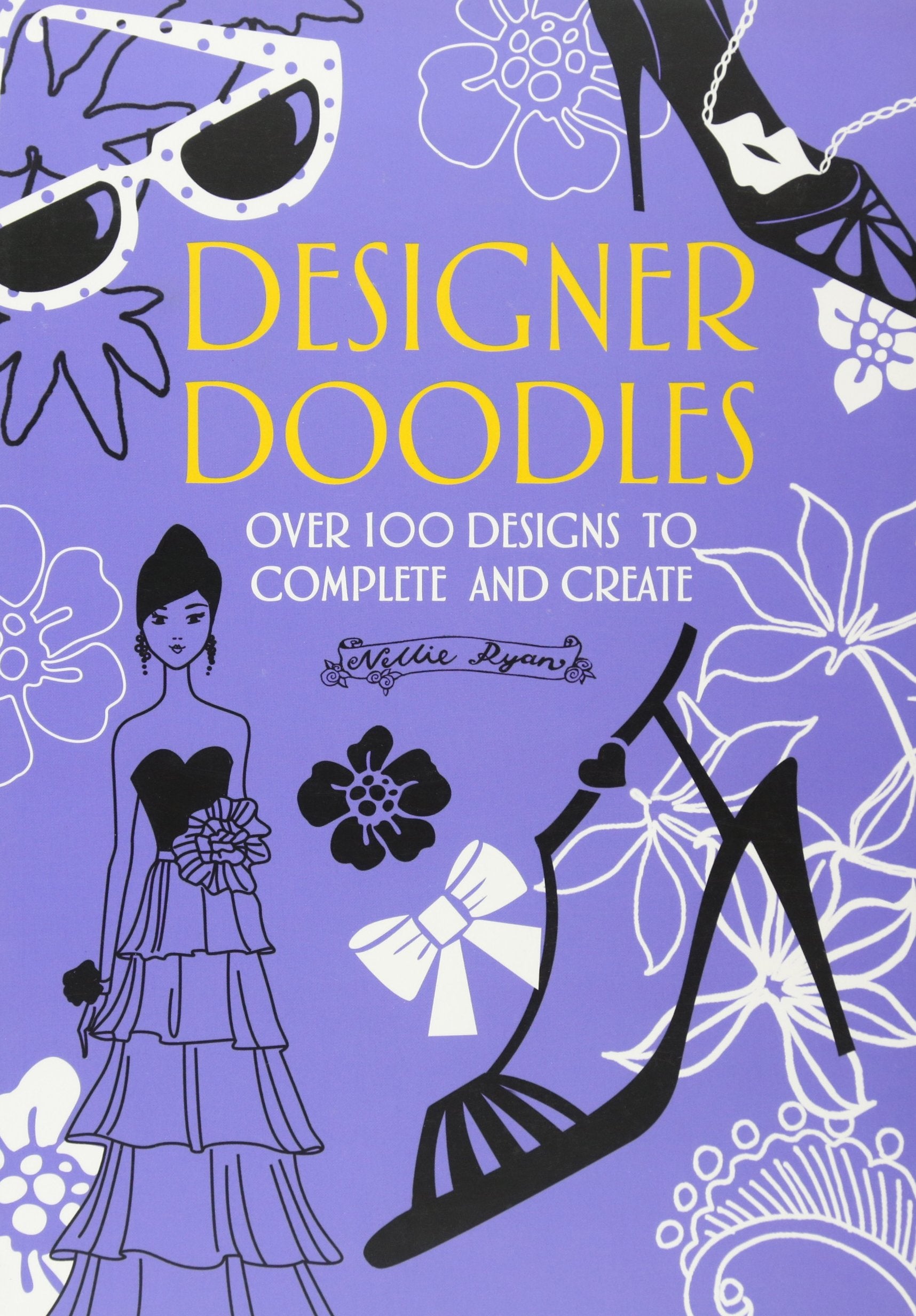 Designer Doodles: Over 100 Designs To Complete And Create,New