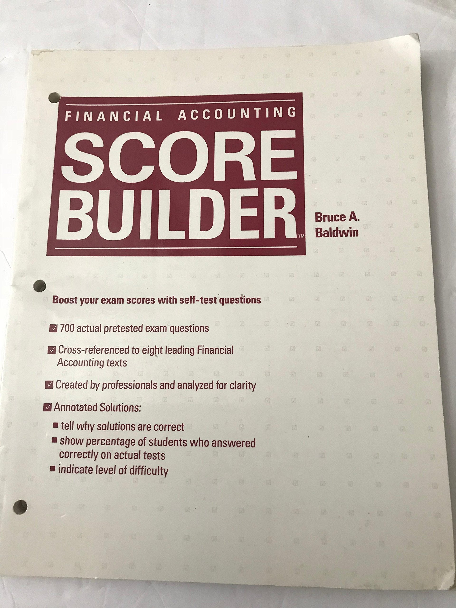 Scorebuilder for Financial Accounting,Used