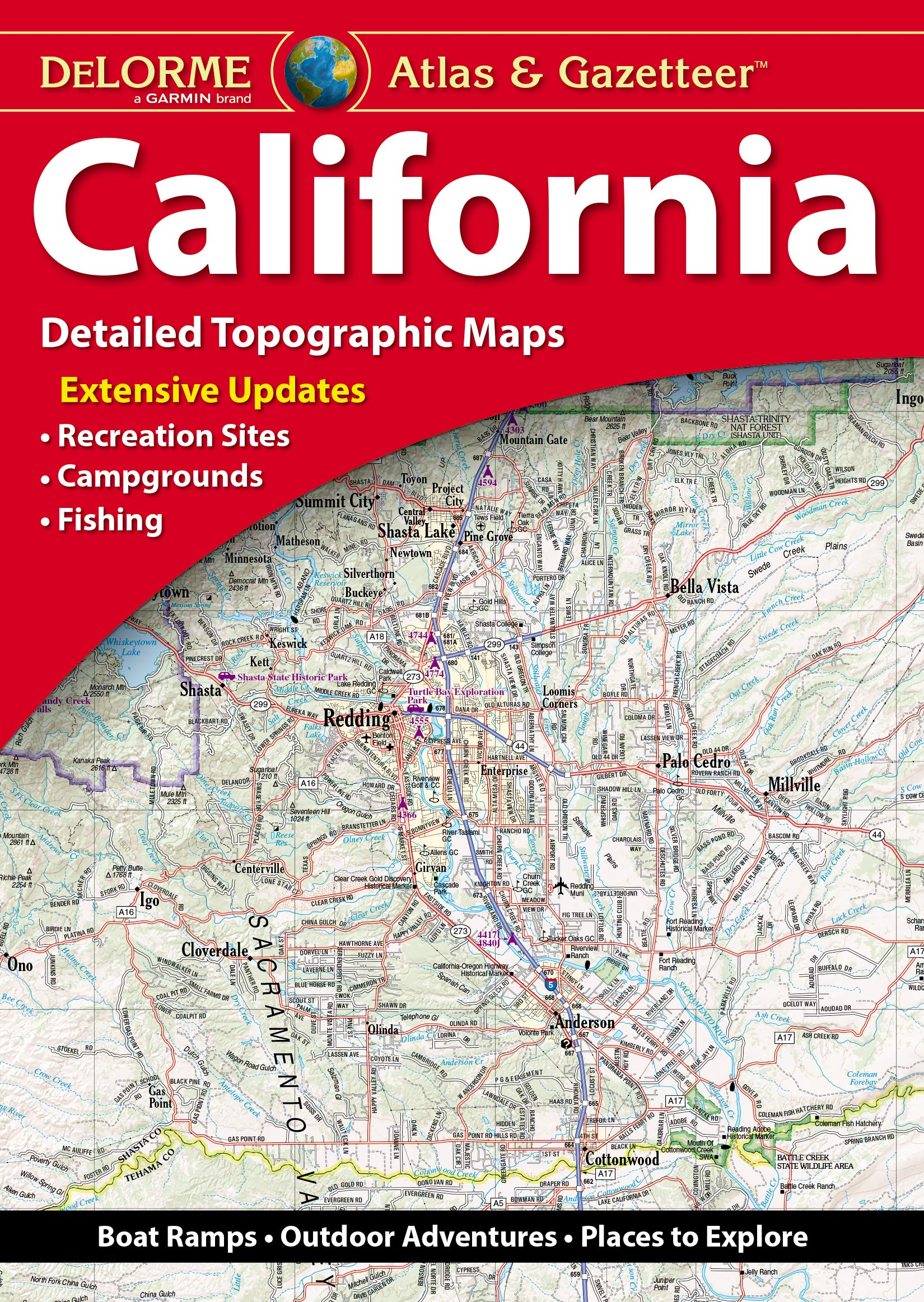 Delorme California Atlas & Gazetteer,Used