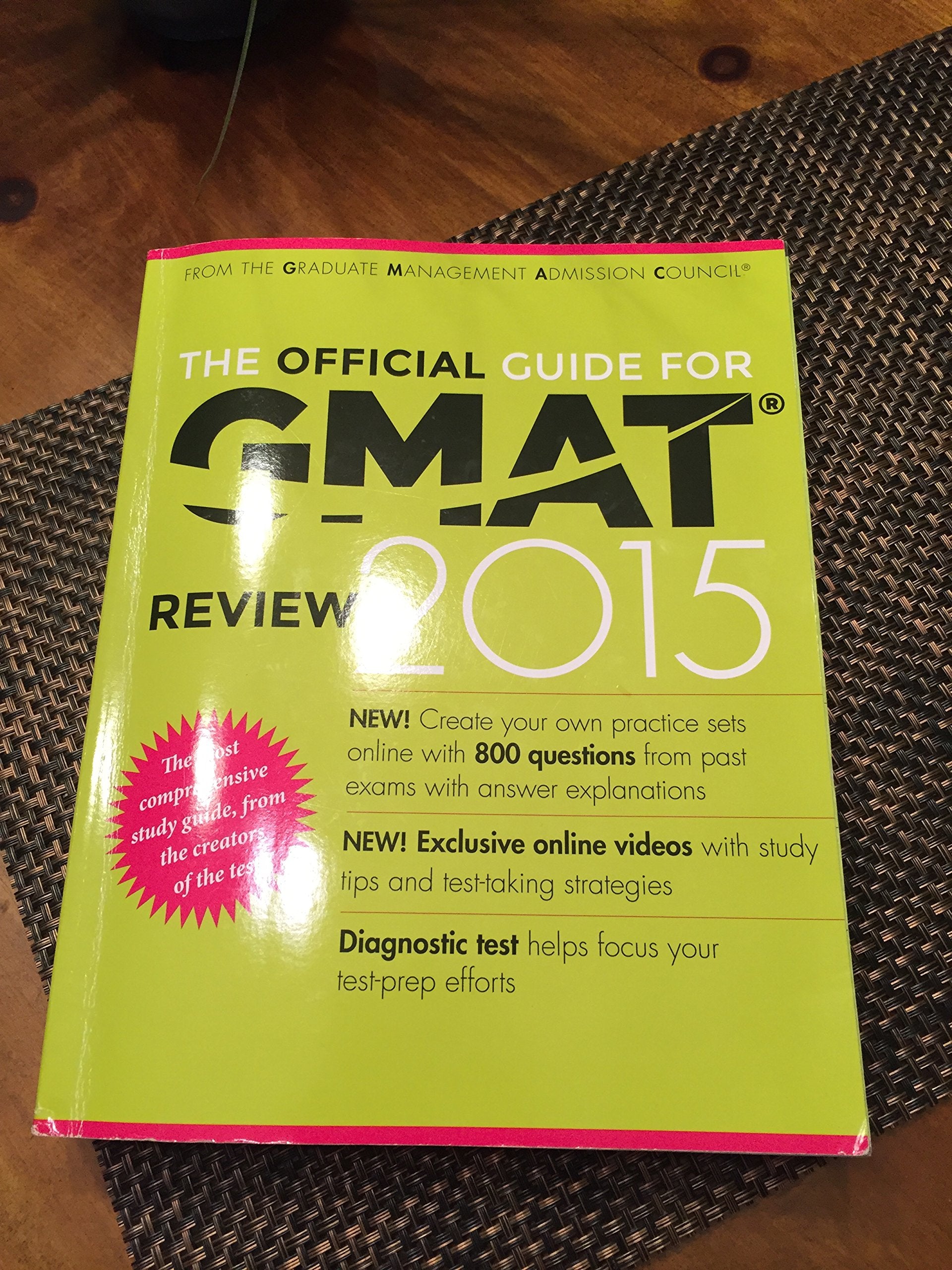 The Official Guide for GMAT Review 2015 with Online Question Bank and Exclusive Video,Used