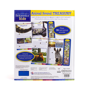 Encyclopedia Britannica Kids  Animal Sound Treasury Book  Pi Kids,Used