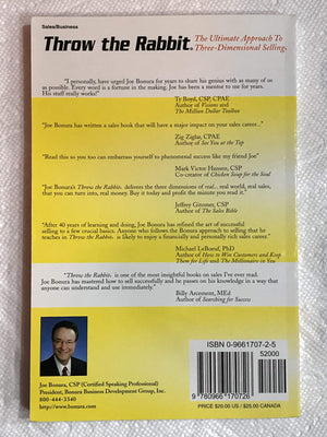 Throw the Rabbit: The Ultimate Approach To ThreeDimensional Selling.,Used