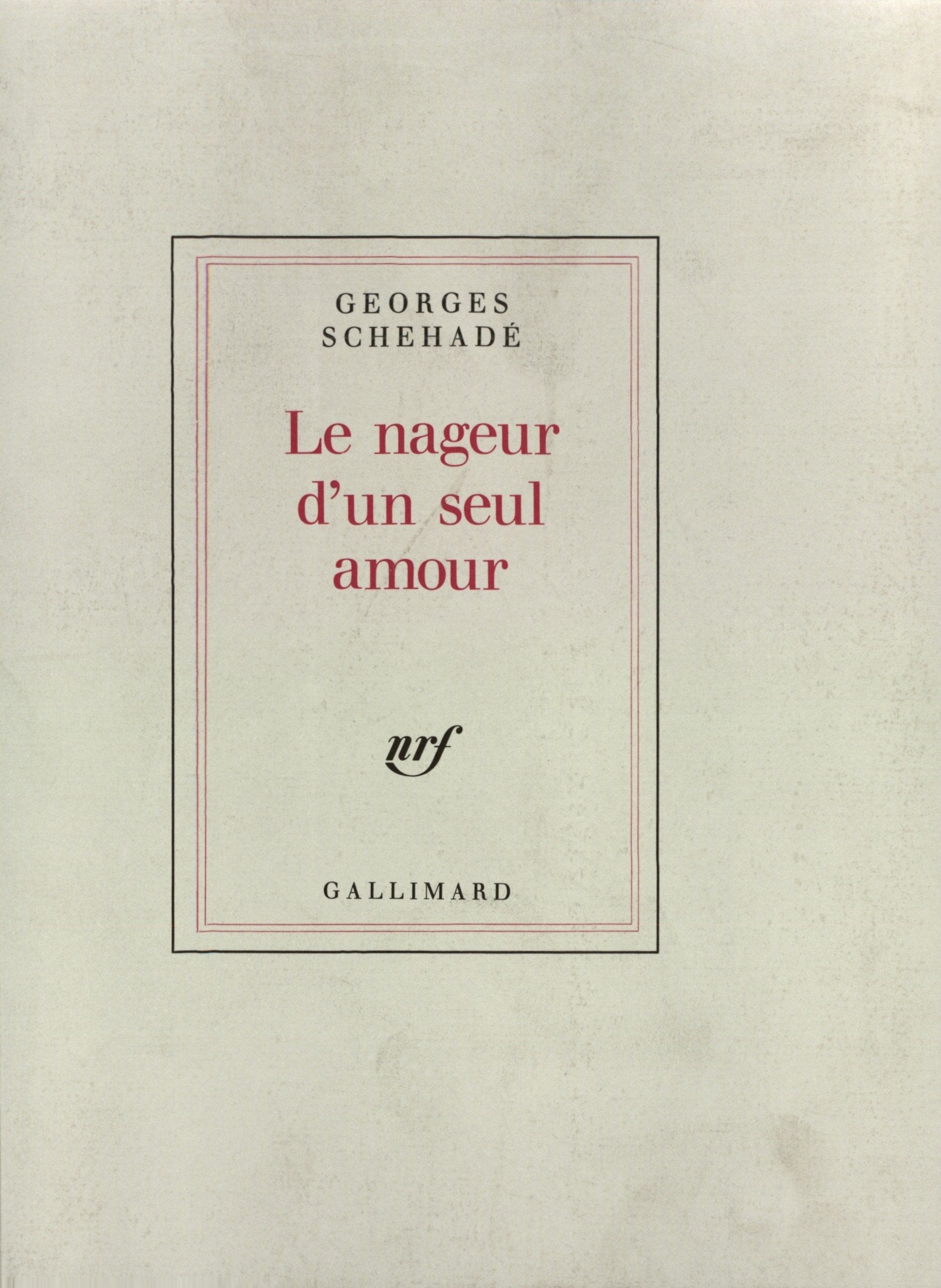 Le nageur d'un seul amour,Used
