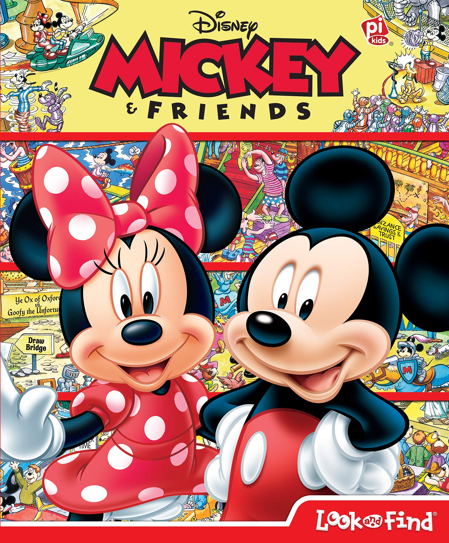 Disney  Mickey & Friends Look and Find  PI Kids,Used