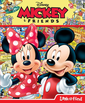 Disney  Mickey & Friends Look and Find  PI Kids,Used