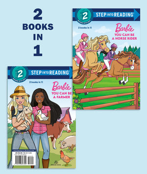 You Can Be A Horse Rider/You Can Be A Farmer (Barbie) (Step Into Reading),New
