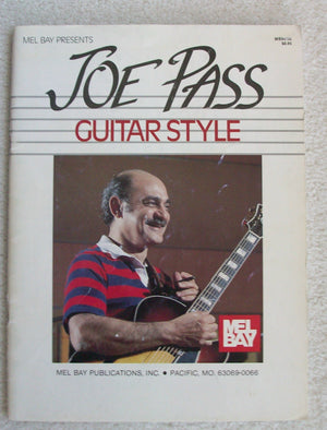 Joe Pass Guitar Style (Mel Bay Presents),Used
