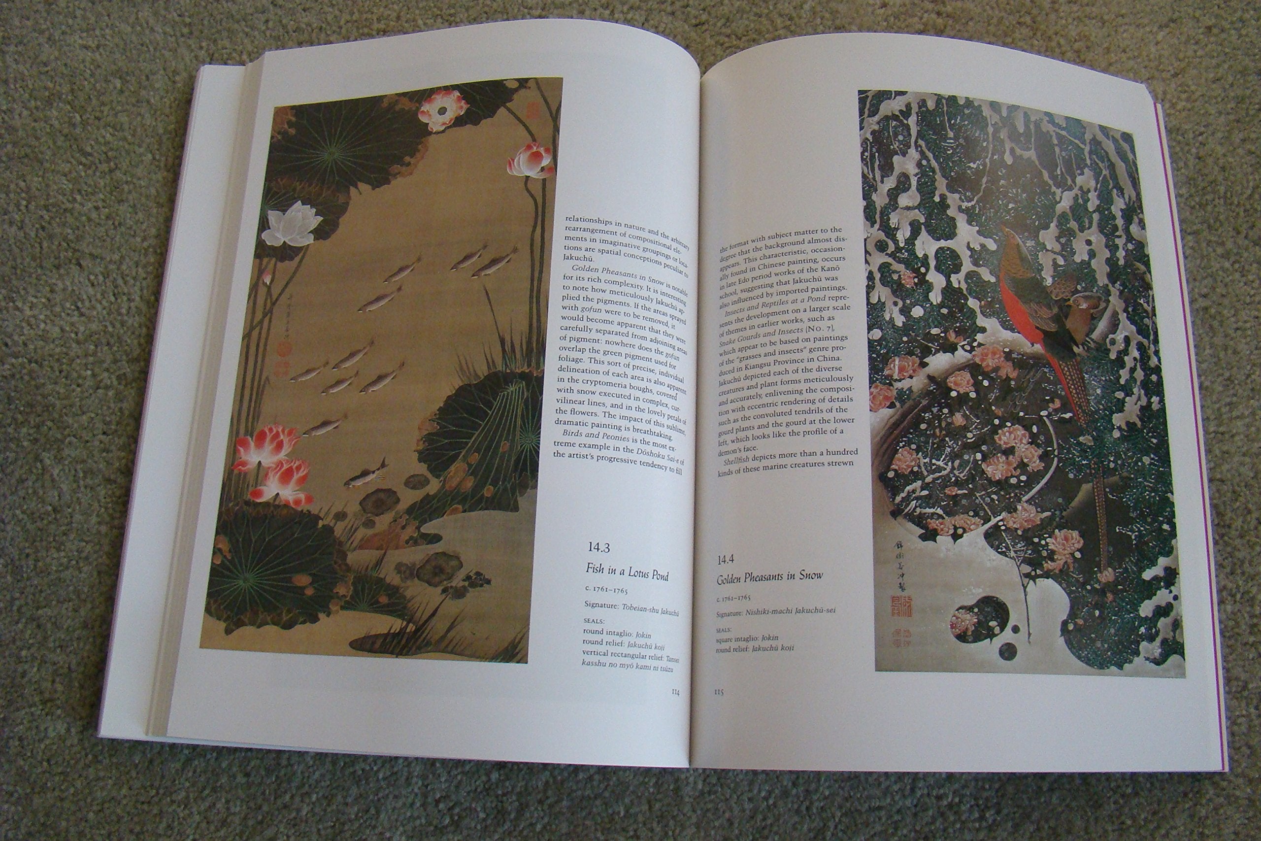 The paintings of Jakuchu,Used