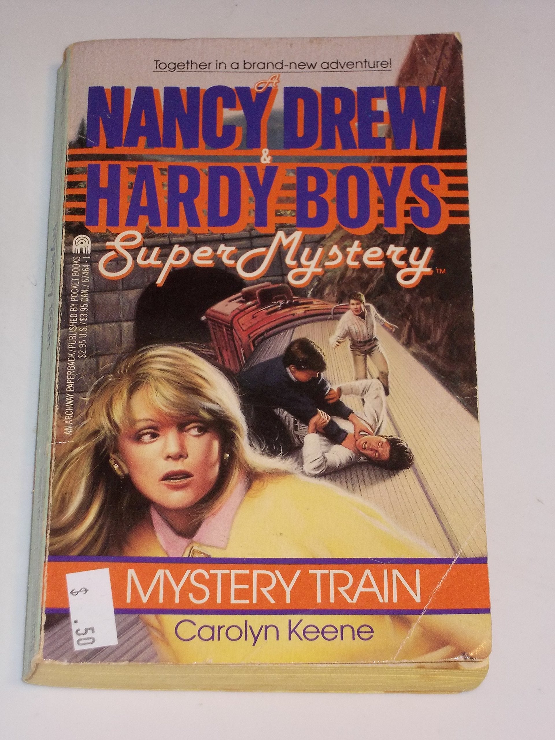 Mystery Train (Nancy Drew & Hardy Boys Super Mysteries #8),Used