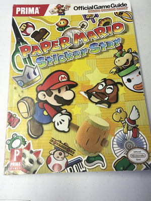 Paper Mario: Sticker Star Official Game Guide,Used