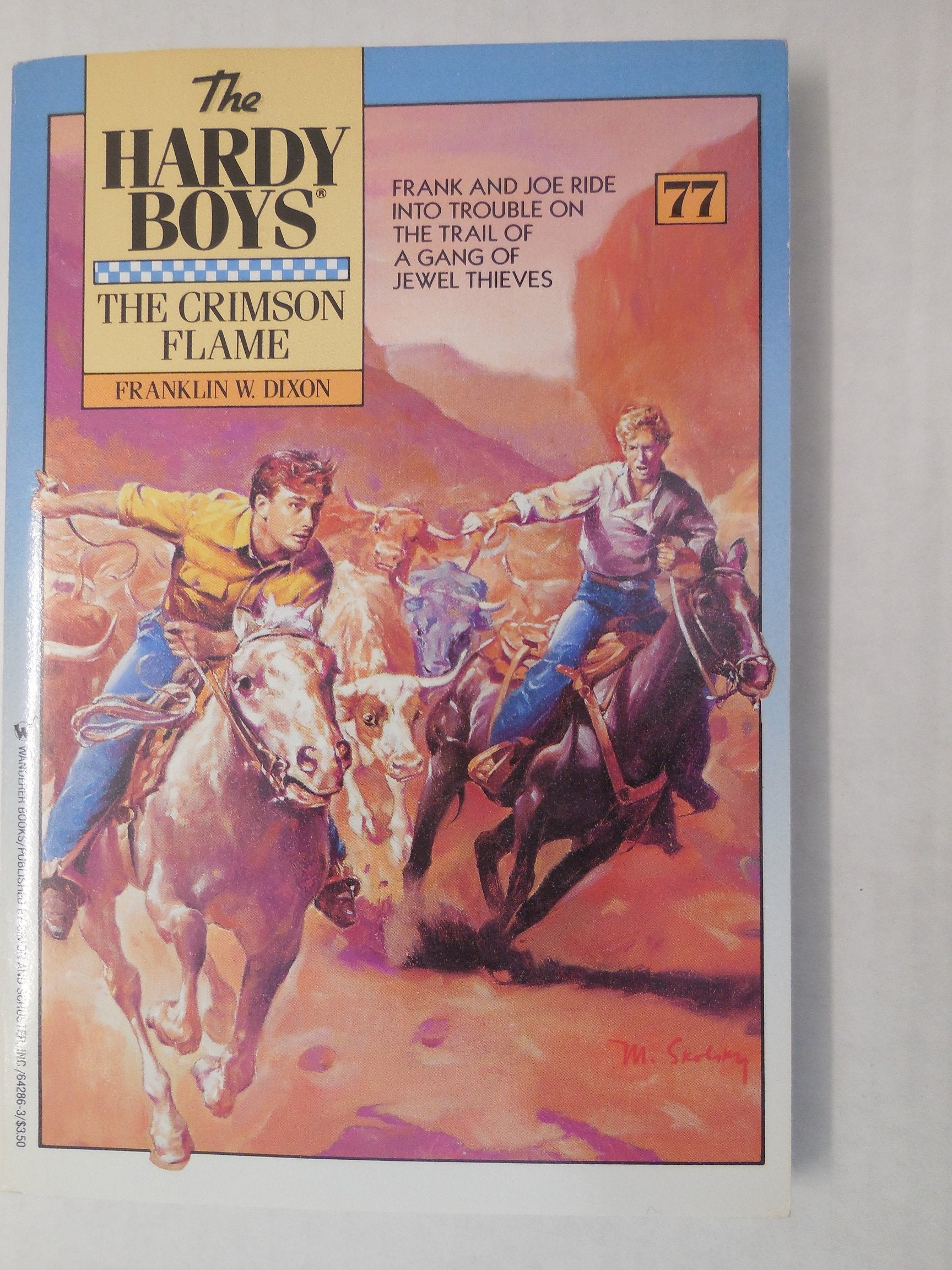 CRIMSON FLAME (HARDY BOYS 77) (Hardy Boys Mystery Stories),Used