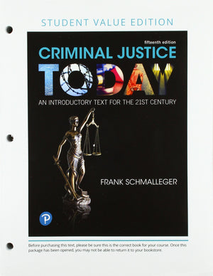 Criminal Justice Today: An Introductory Text For The 21St Century,New
