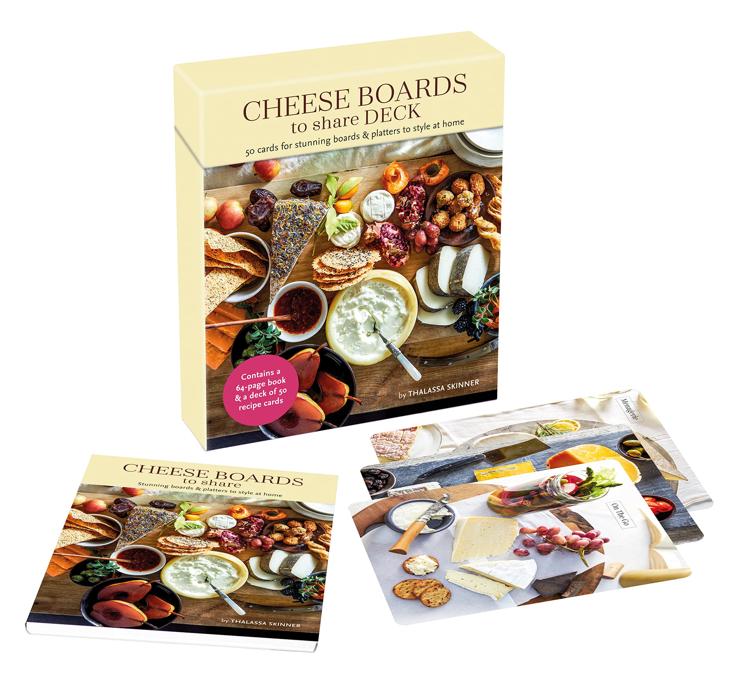 Cheese Boards To Share Deck: 50 Cards For Stunning Boards & Platters To Style At Home (1) (Recipe Card Decks),Used