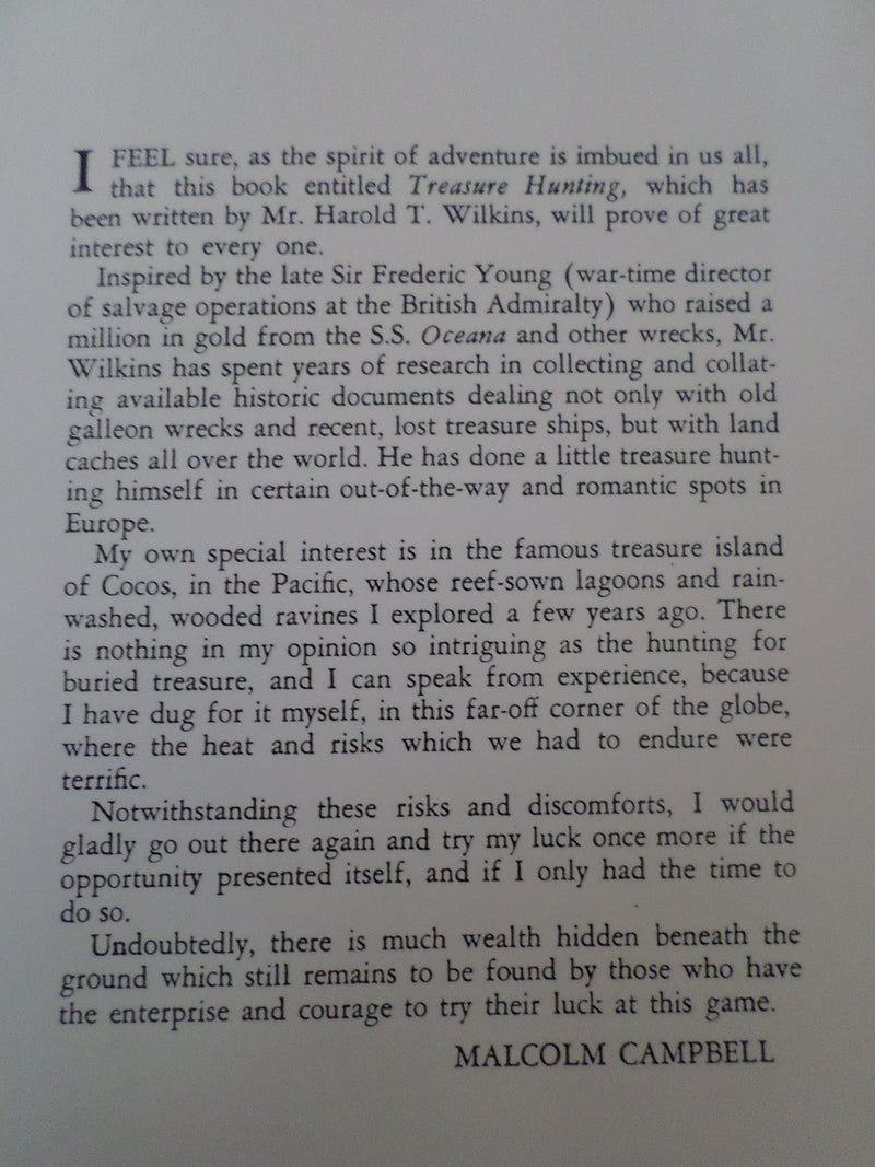 Treasure Hunting: The Treasure Hunters Own Book of Land Caches and Bullion Wrecks,Used