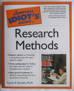 The Complete Idiot's Guide to Research Methods,New