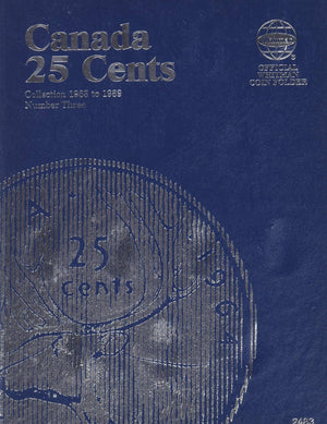 25 Cent Canadian Folder Vol. 3 (Official Whitman Coin Folder),New