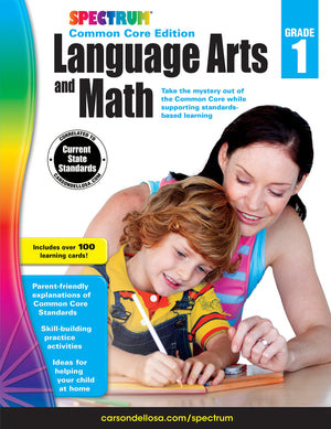 Spectrum Language Arts and Math, Grade 1,Used
