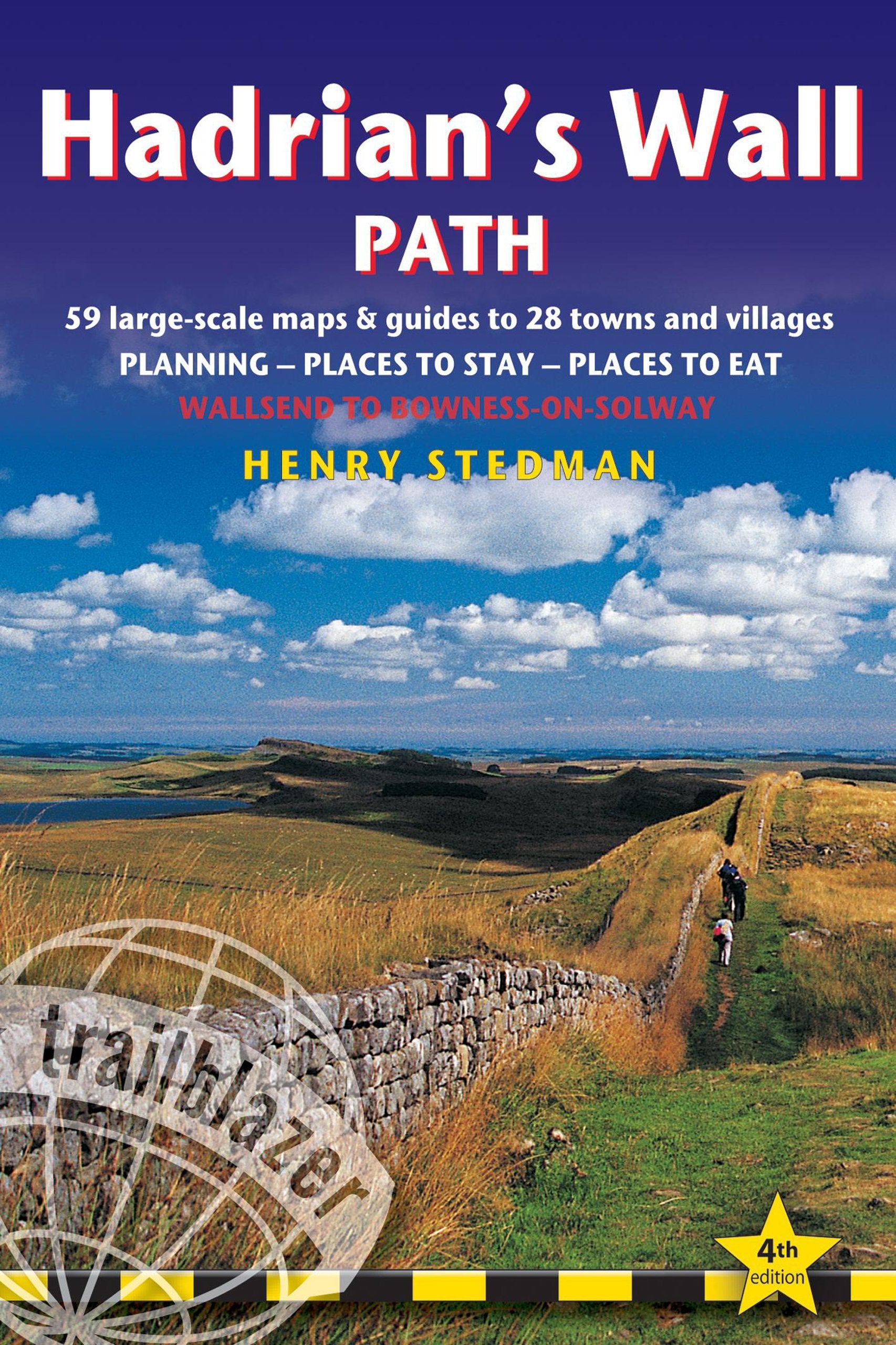 Hadrian's Wall Path: British Walking Guide: planning, places to stay, places to eat; includes 59 largescale walking maps (Trail,Used