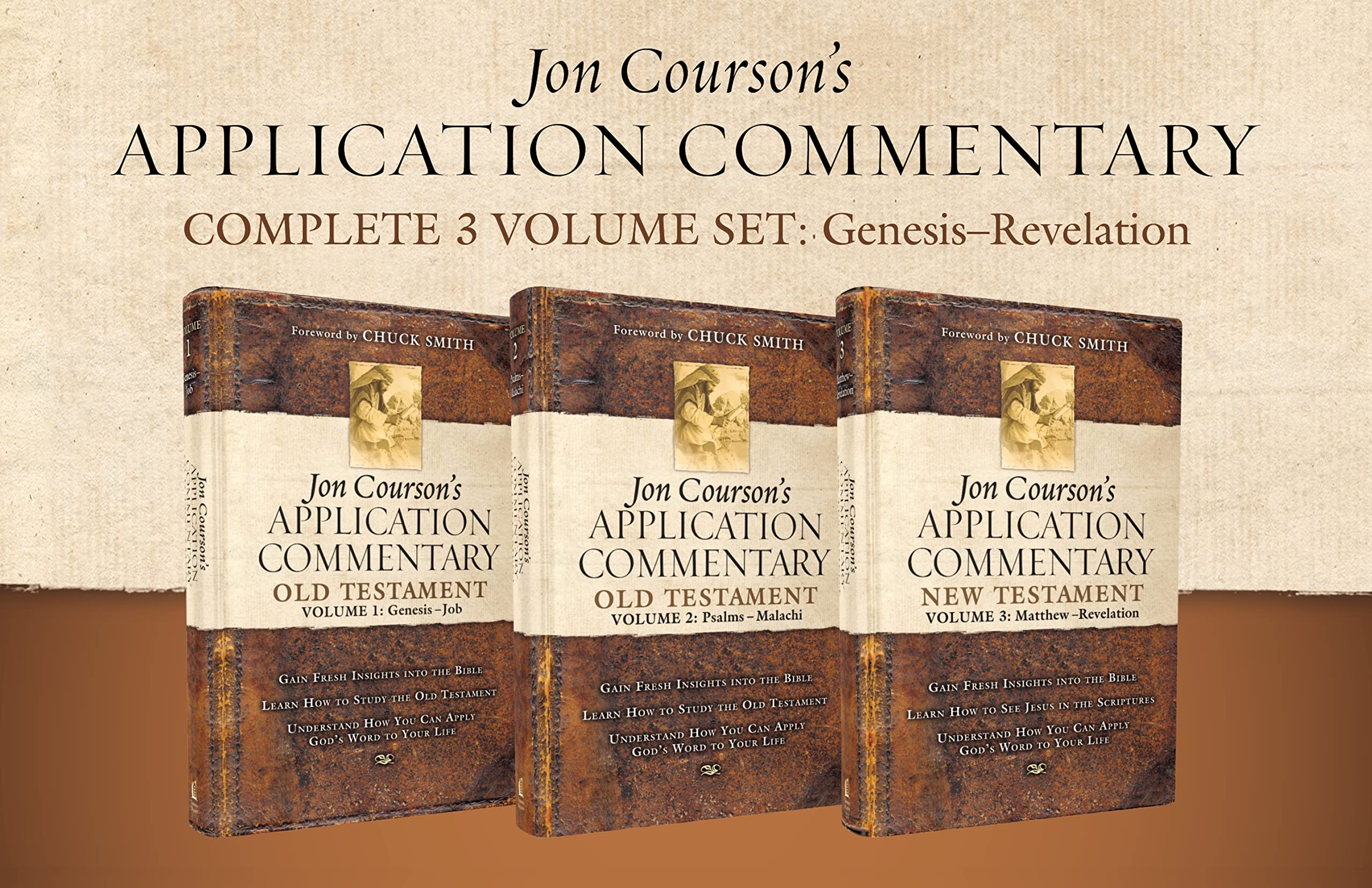 Jon Courson's Application Commentary, Complete 3Volume Set: Genesis  Revelation,New