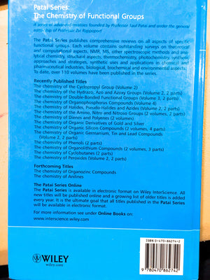 The Chemistry of Peroxides, Parts 1 and 2, 2 Volume Set (Patai's Chemistry of Functional Groups),New