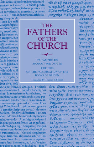 Apology For Origen: With On The Falsification Of The Books Of Origen By Rufinus (Fathers Of The Church Patristic Series),Used