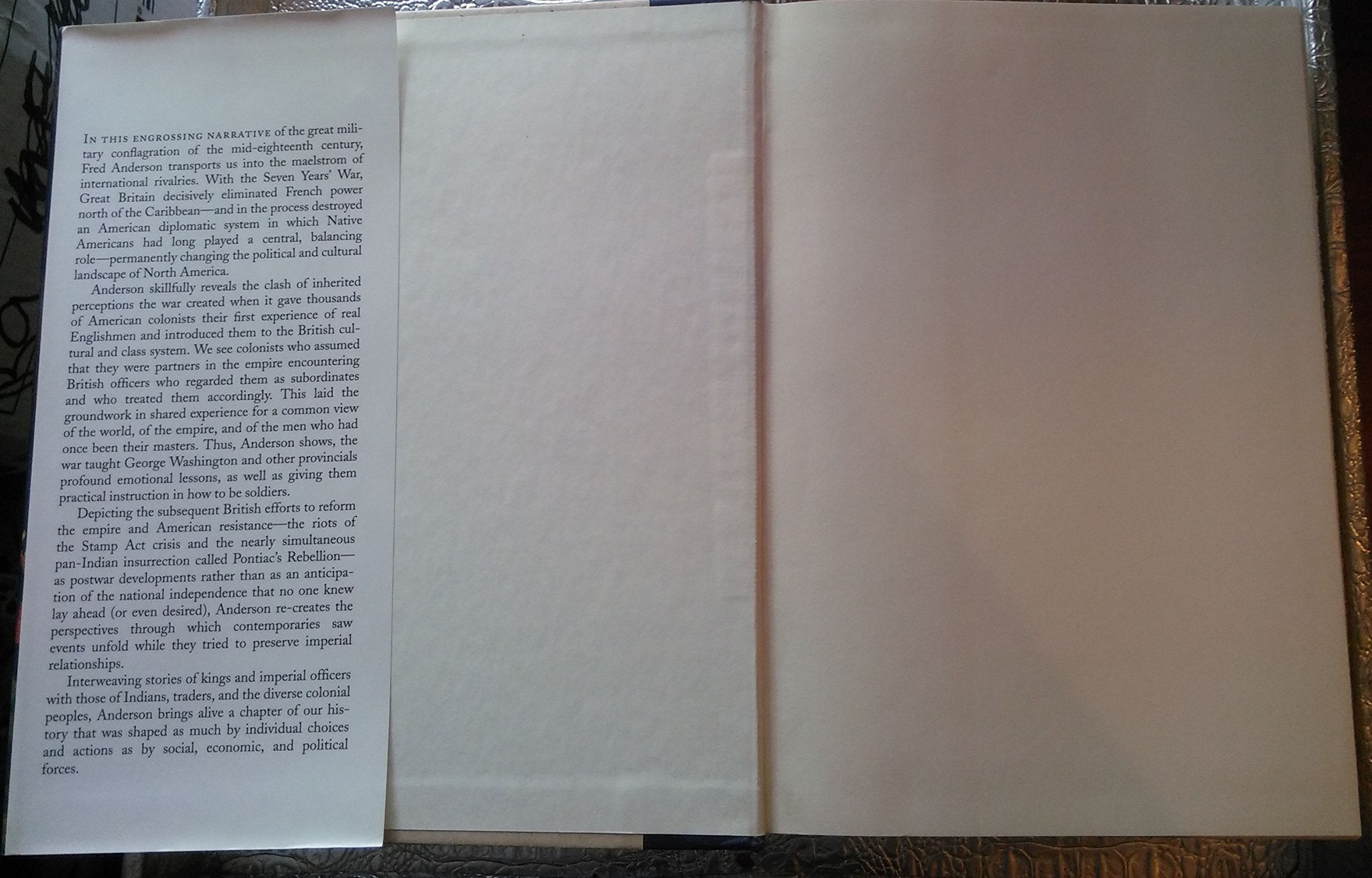 Crucible Of War: The Seven Years' War And The Fate Of Empire In British North America, 17541766