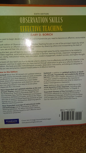 Observation Skills for Effective Teaching,New