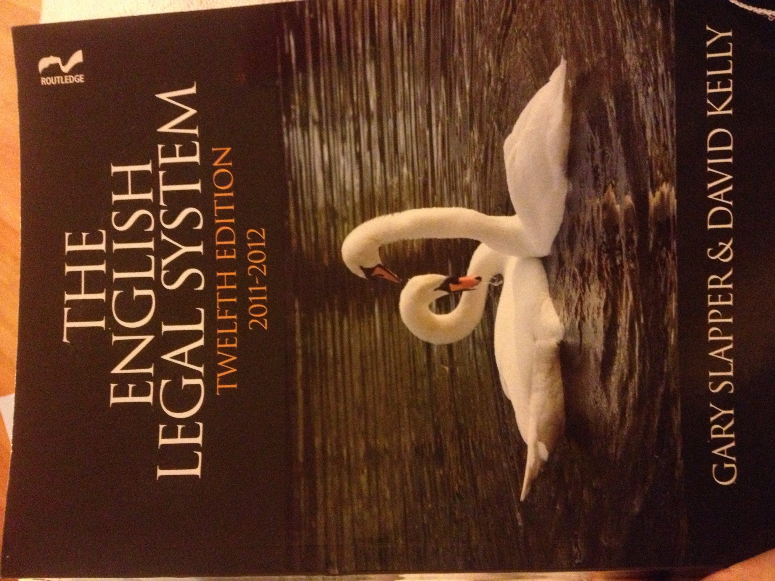 The English Legal System: 20112012 (Volume 2),Used
