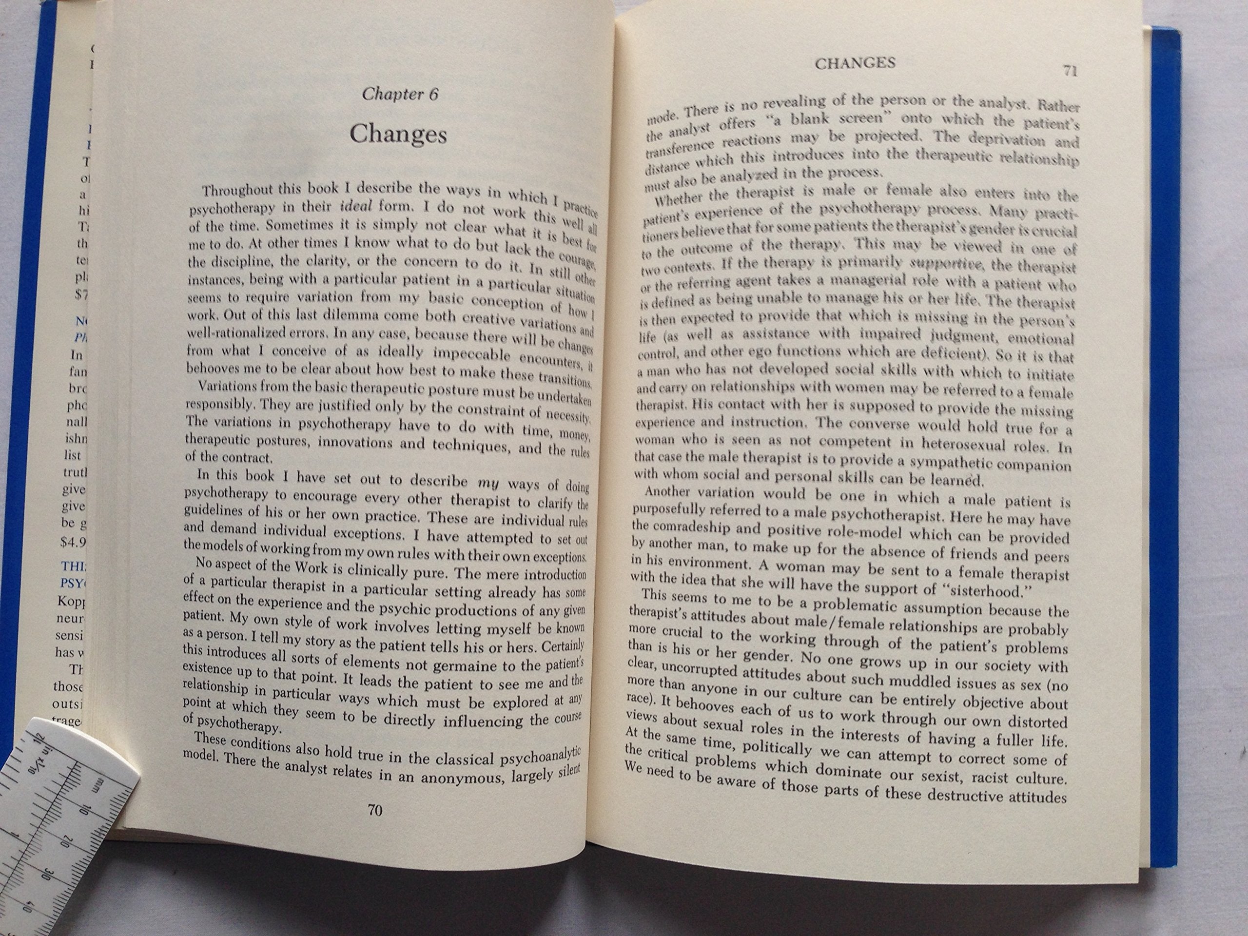 Back to One: Practical Guide for Psychotherapists,Used
