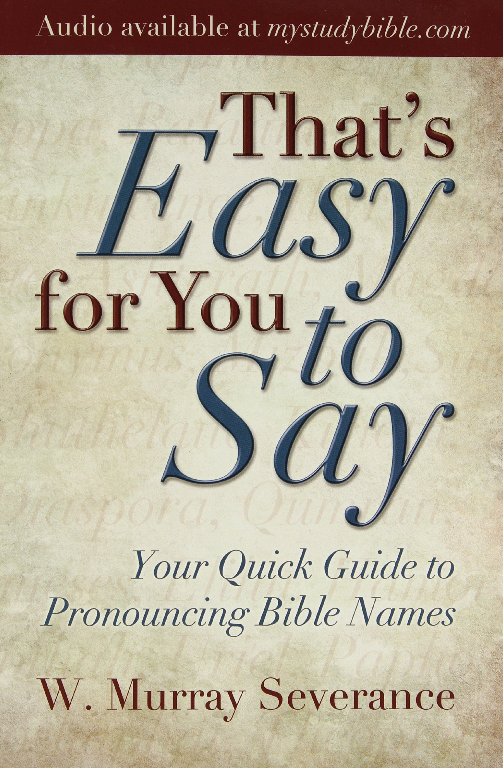 That's Easy for You to Say!,New