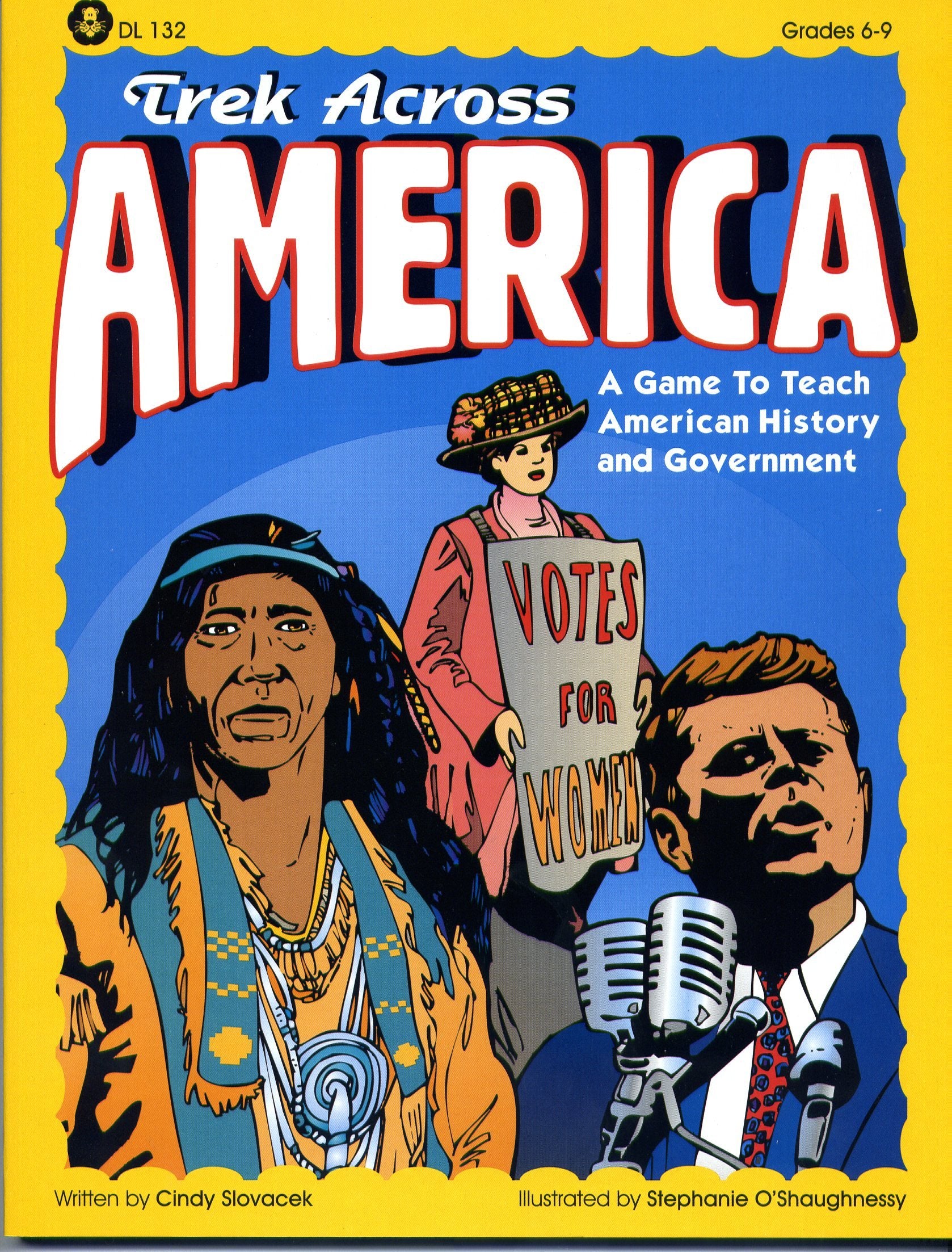 Trek Across America: A Game to Teach American History and Government,Used