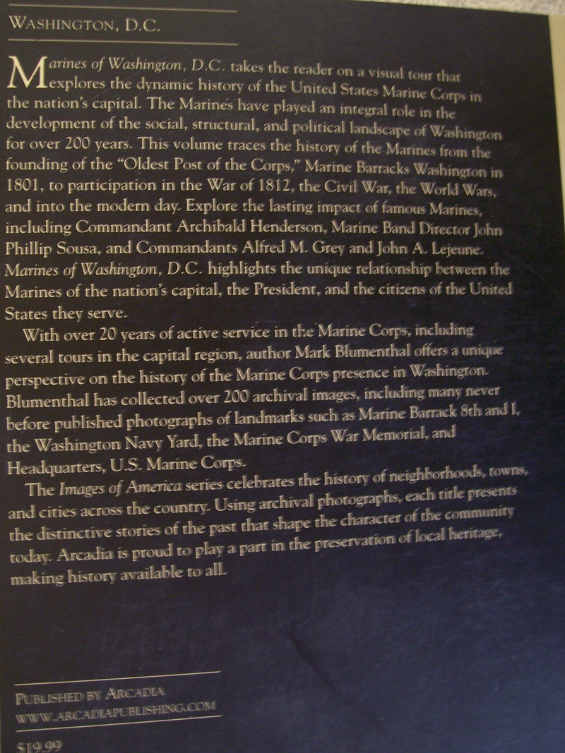 Marines Of Washington, D.C. (Dc) (Images Of America)