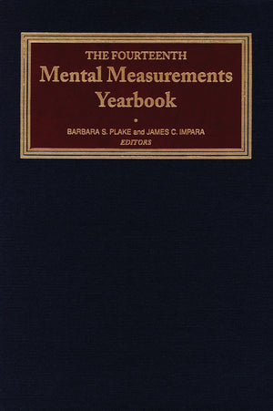 The Fourteenth Mental Measurements Yearbook (Buros Mental Measurements Yearbook),New