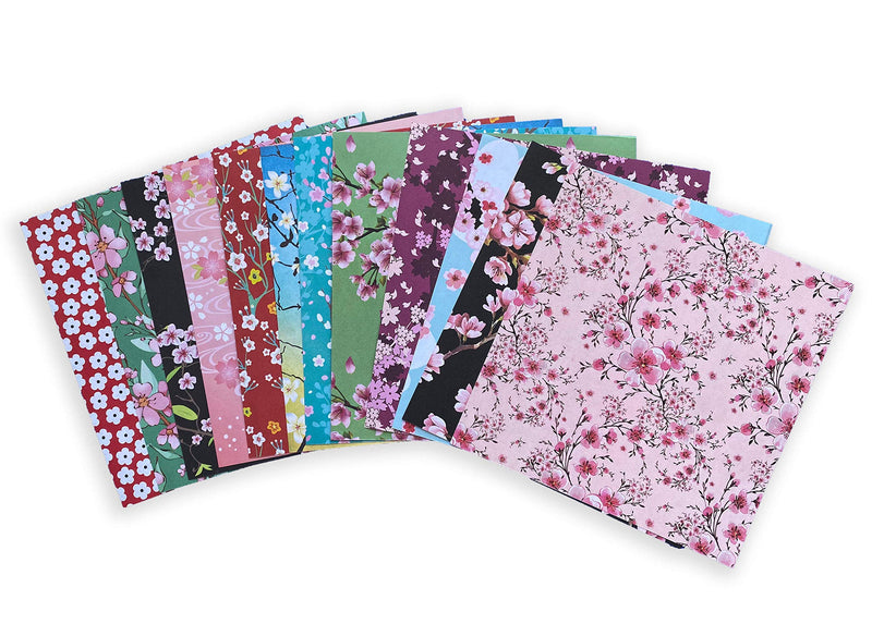 Origami Paper 500 Sheets Cherry Blossoms 6' (15 Cm): Tuttle Origami Paper: Doublesided Origami Sheets Printed With 12 Different,Used