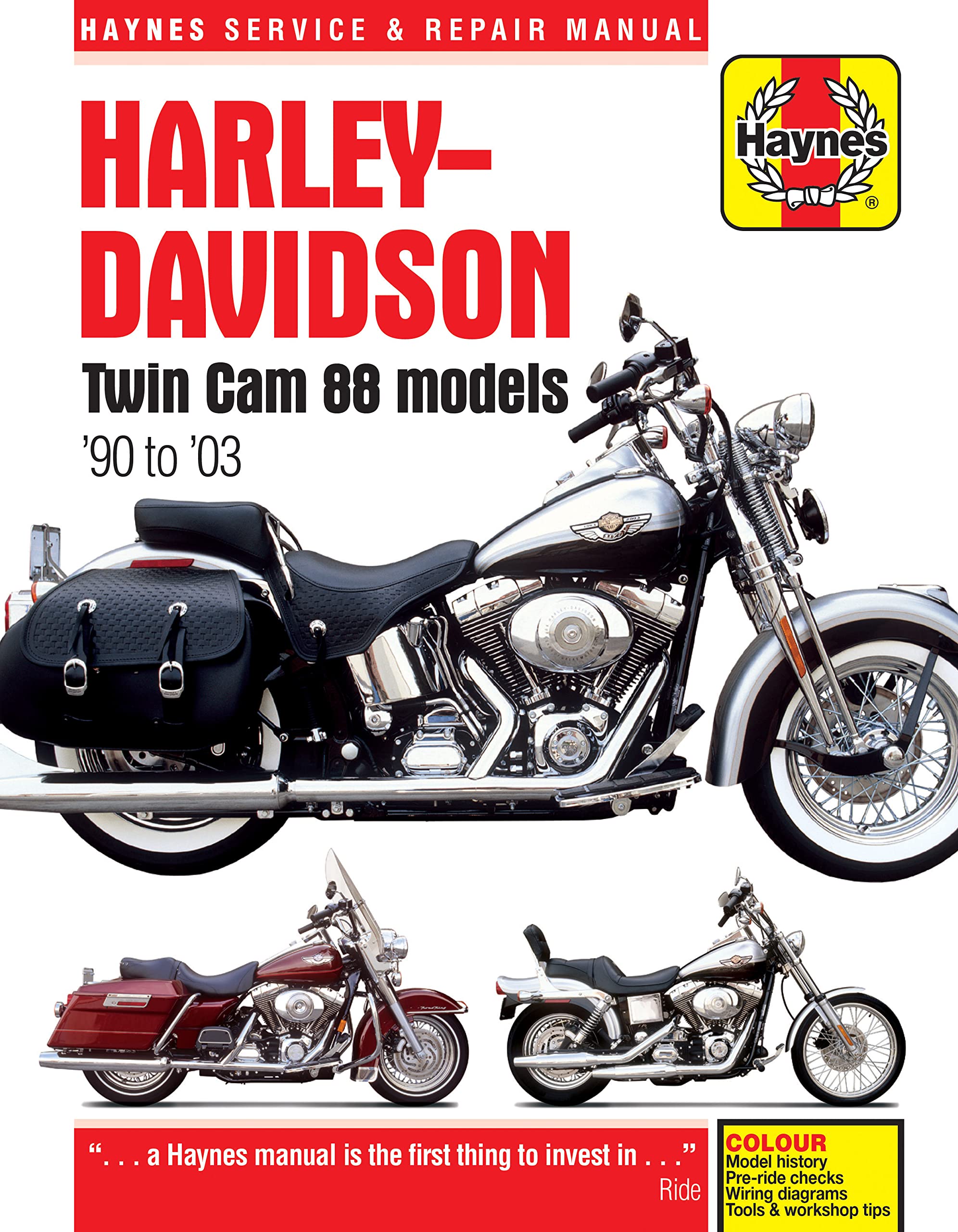 HarleyDavidson Twin Cam 88, 96 & 103 Models (99  10) Haynes Manual (Paperback),Used