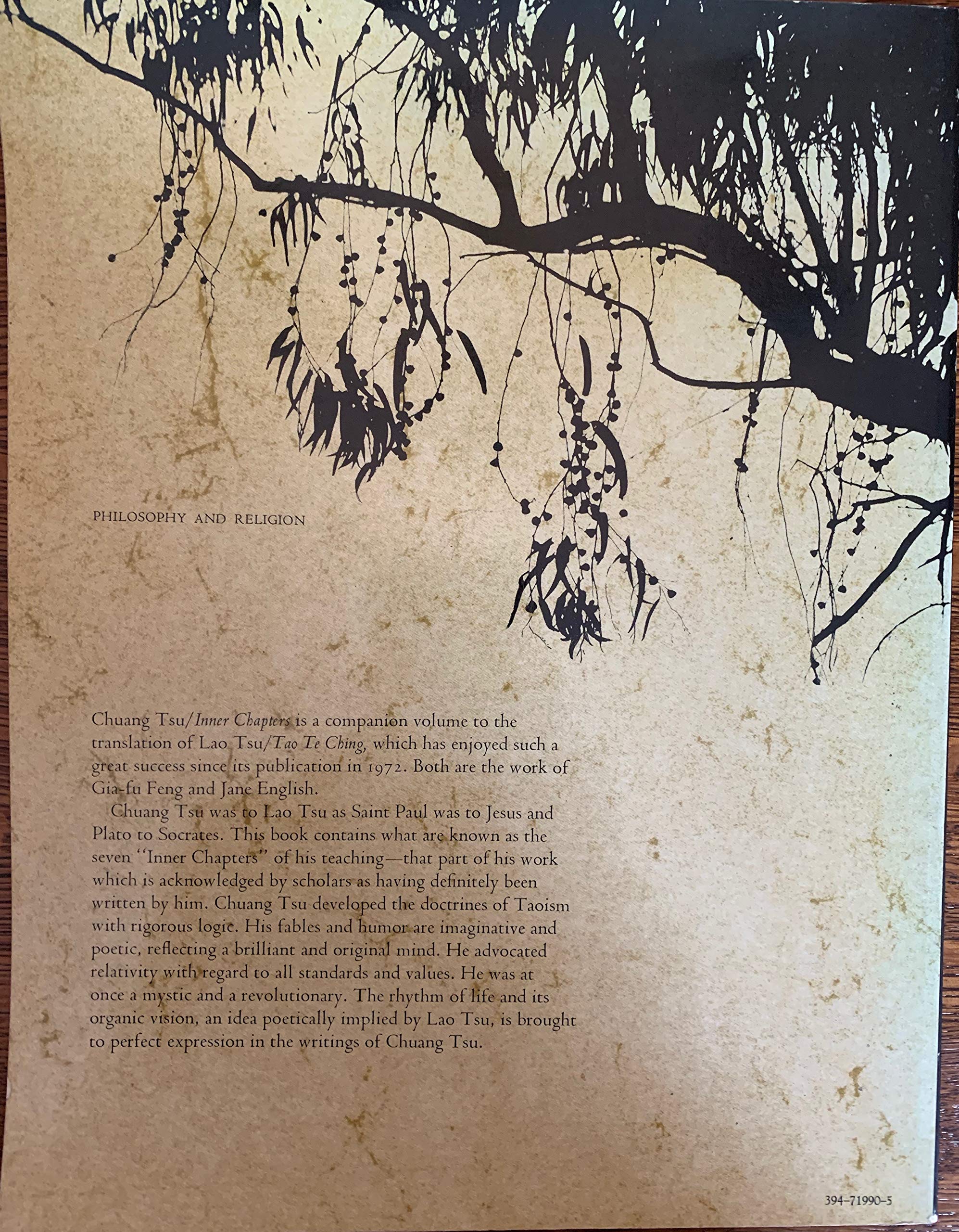 Chuang Tsu / Inner Chapters (English And Mandarin Chinese Edition),New