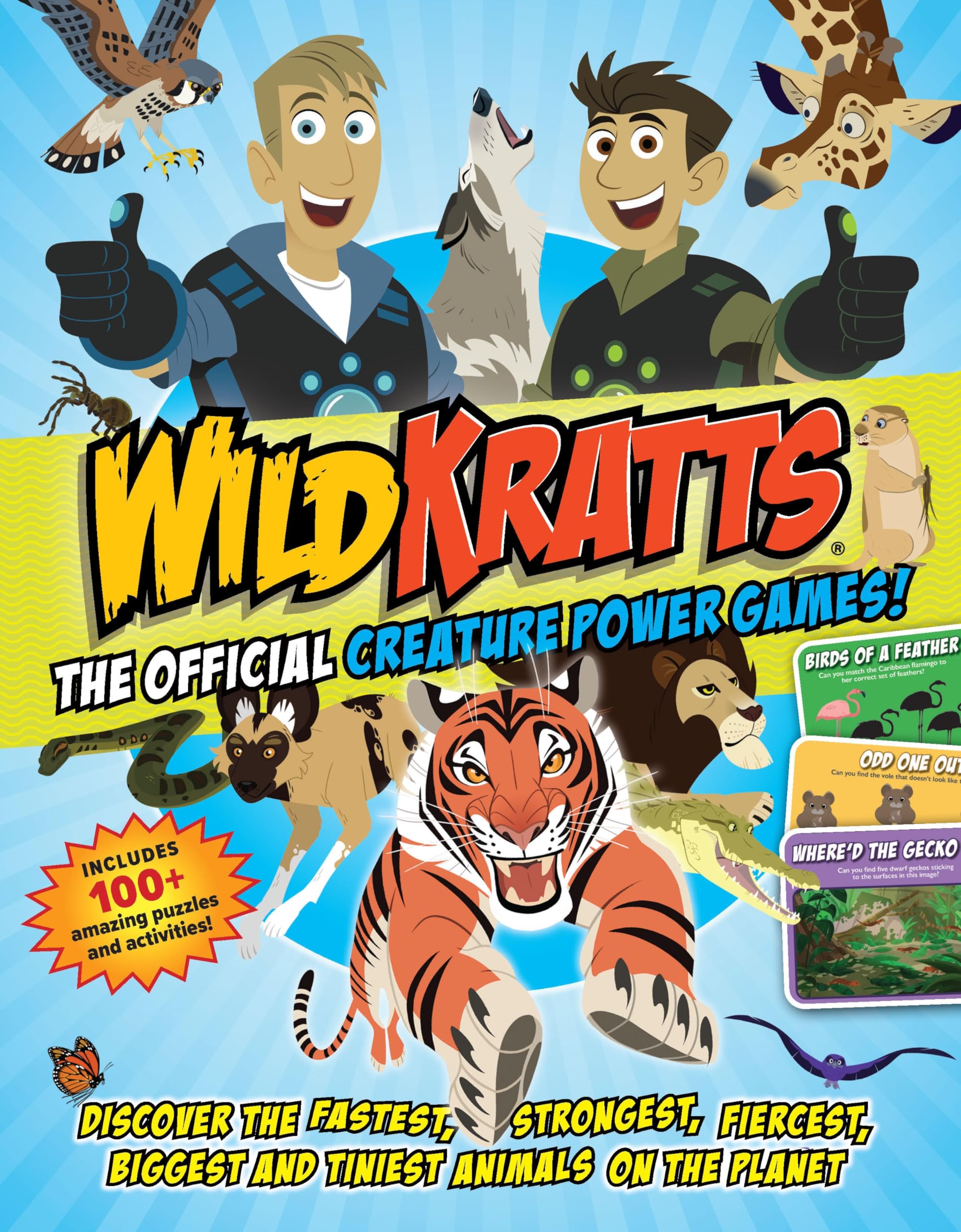 Wild Kratts: The OFFICIAL Creature Power Games!: Discover the fastest, strongest, fiercest, biggest and tiniest animals on the p,New