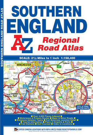 Southern England Regional AZ Road Atlas,Used