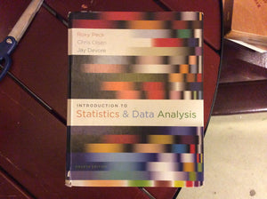 Introduction to Statistics and Data Analysis (Available Titles Aplia),Used