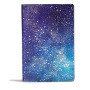 CSB One Big Story Bible, Galaxy LeatherTouch, Red Letter, Presentation Page, Study Helps for Children, Christ Connections, Memor,Used