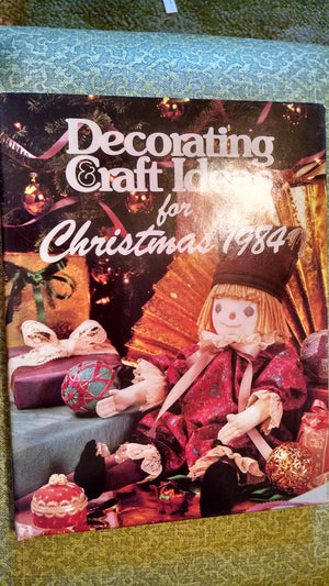 Decorating and Craft Ideas for Christmas 1984,Used