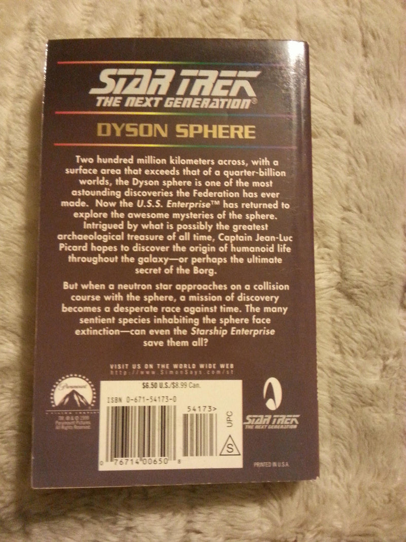 Dyson Sphere (Star Trek: The Next Generation, No. 50),Used