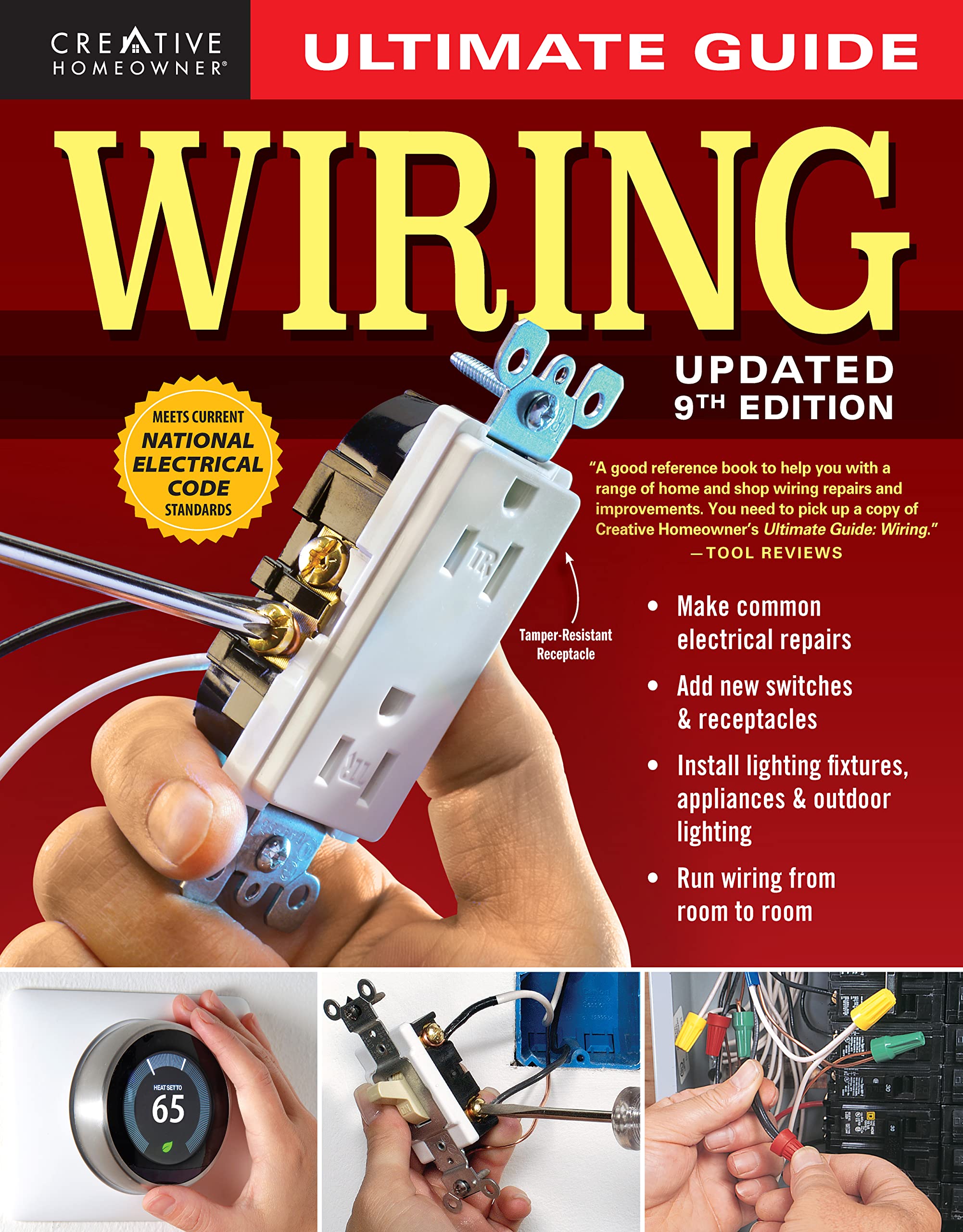 Ultimate Guide: Wiring, 9th Updated Edition (Creative Homeowner) DIY Residential Home Electrical Installations and Repairs  New