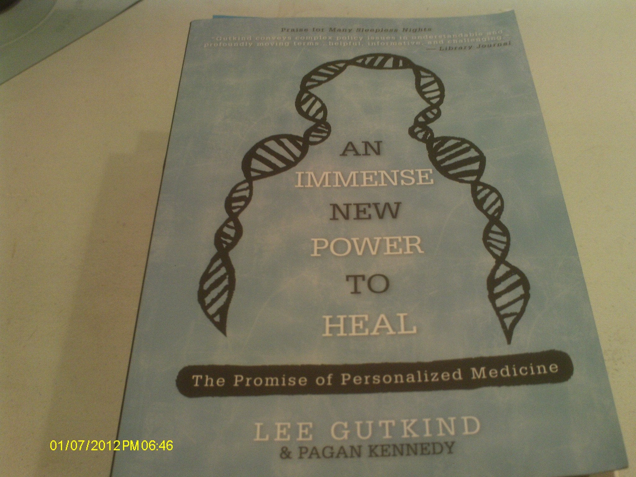 An Immense New Power To Heal: The Promise Of Personalized Medicine,Used