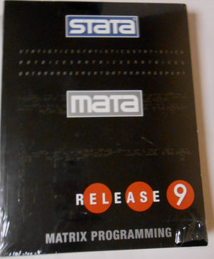 Mata Reference Manual: Release 9,Used