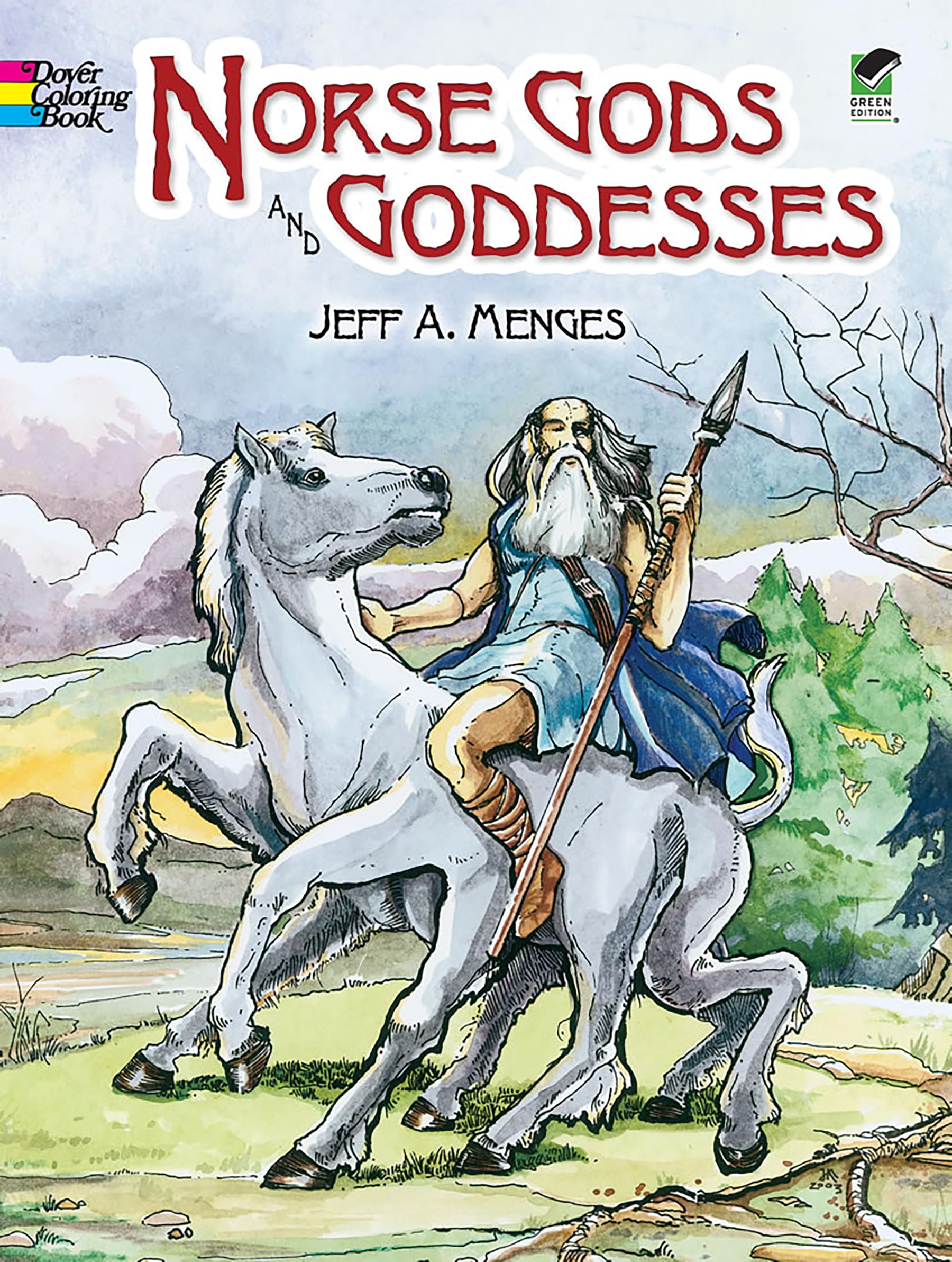 Norse Gods and Goddesses (Dover Coloring Book),Used